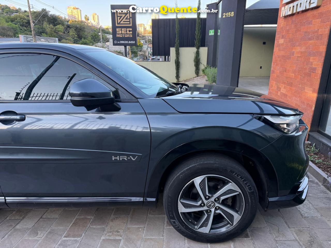 HONDA   HR-V TOURING 1.5 FLEX TB 16V 5P AUT.   CINZA 2024 1.5 FLEX - Loja