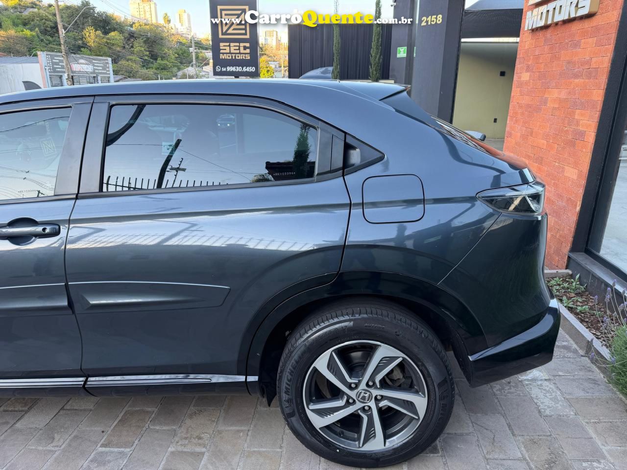 HONDA   HR-V TOURING 1.5 FLEX TB 16V 5P AUT.   CINZA 2024 1.5 FLEX - Loja