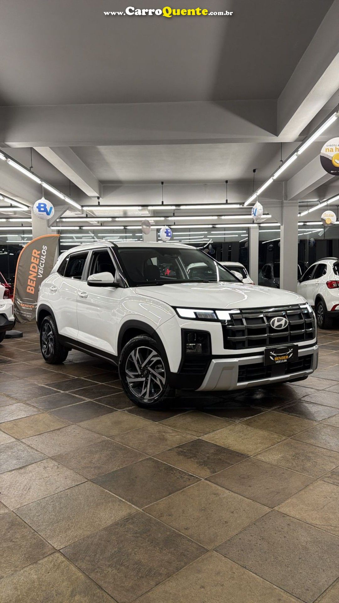 HYUNDAI   CRETA LIMITED 1.0 TB 12V FLEX AUT.   BRANCO 2025 1.0 FLEX - Loja