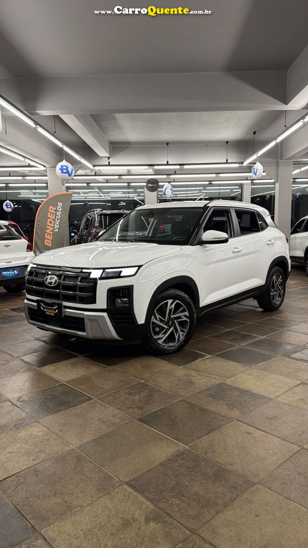 HYUNDAI   CRETA LIMITED 1.0 TB 12V FLEX AUT.   BRANCO 2025 1.0 FLEX - Loja