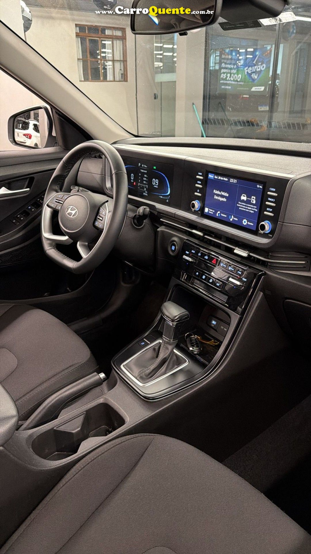 HYUNDAI   CRETA LIMITED 1.0 TB 12V FLEX AUT.   BRANCO 2025 1.0 FLEX - Loja