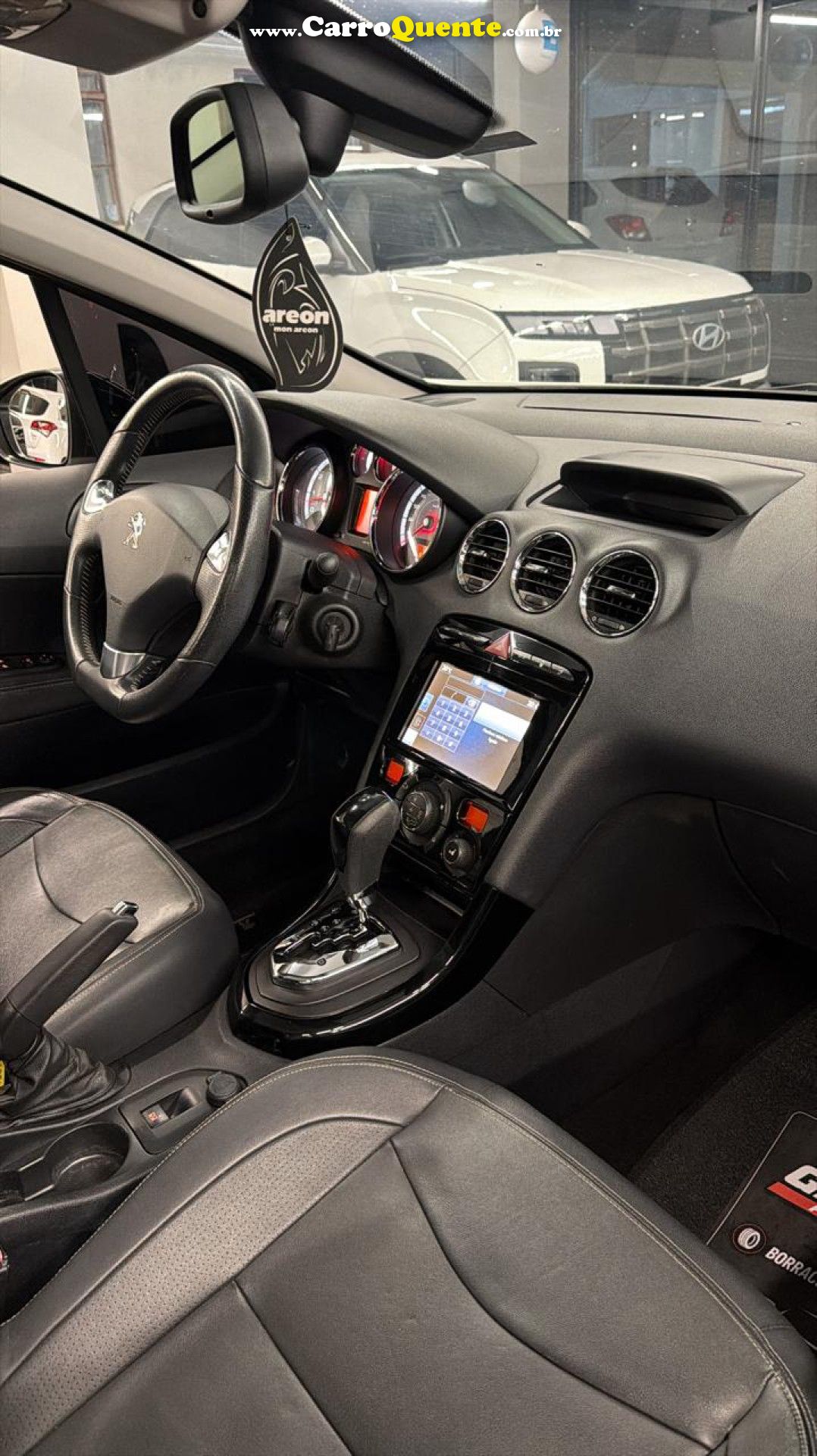 PEUGEOT   308 GRIFFE 1.6 TURBO FLEX 16V 5P AUT.   BRANCO 2016 1.6 FLEX - Loja