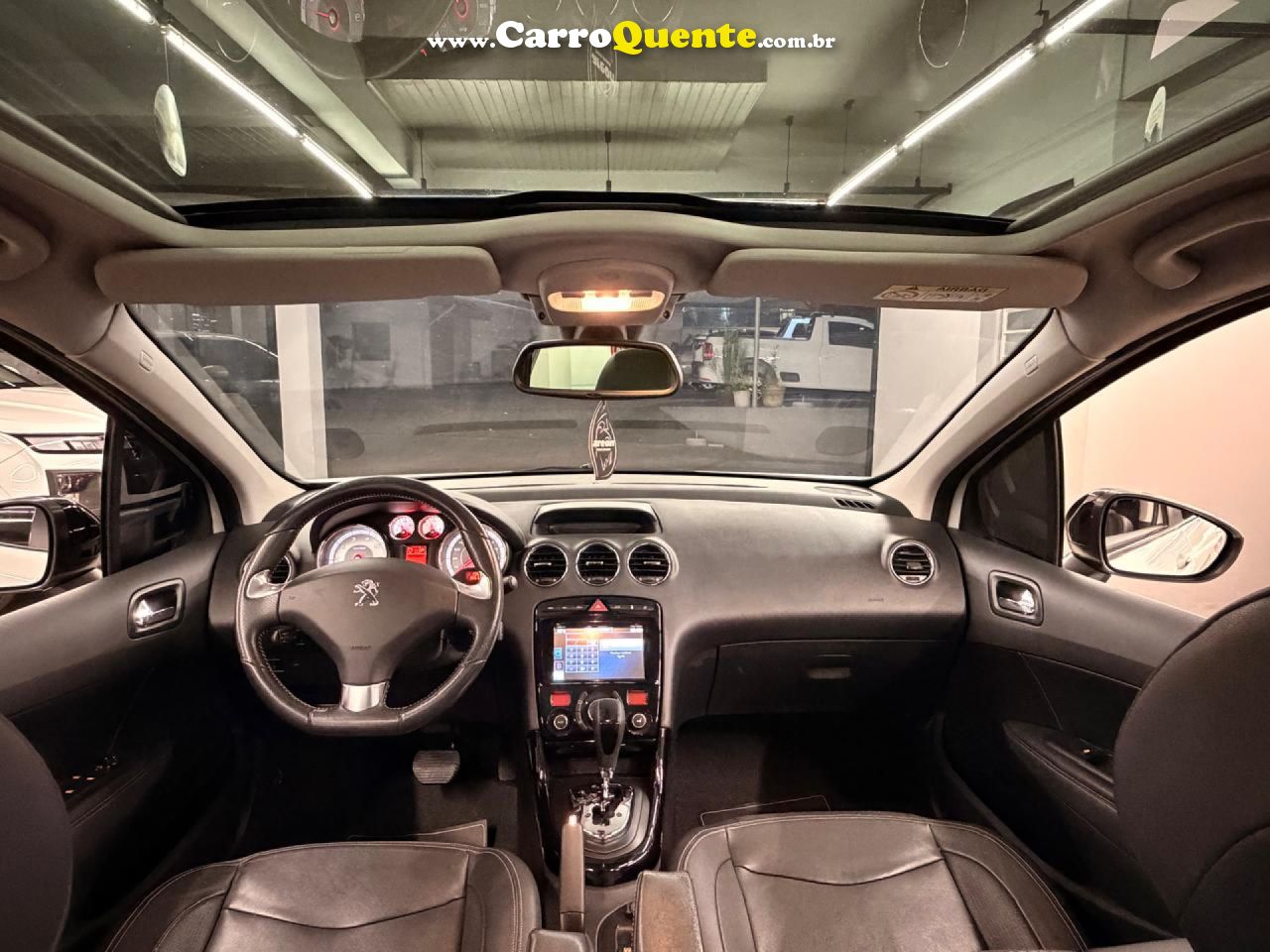 PEUGEOT   308 GRIFFE 1.6 TURBO FLEX 16V 5P AUT.   BRANCO 2016 1.6 FLEX - Loja