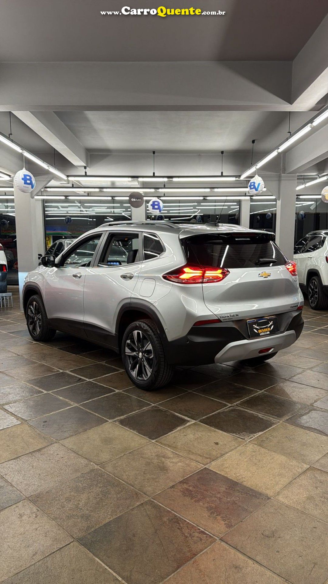 CHEVROLET   TRACKER PREMIER 1.2 TURBO 12V FLEX AUT.   PRATA 2021 1.2 FLEX - Loja