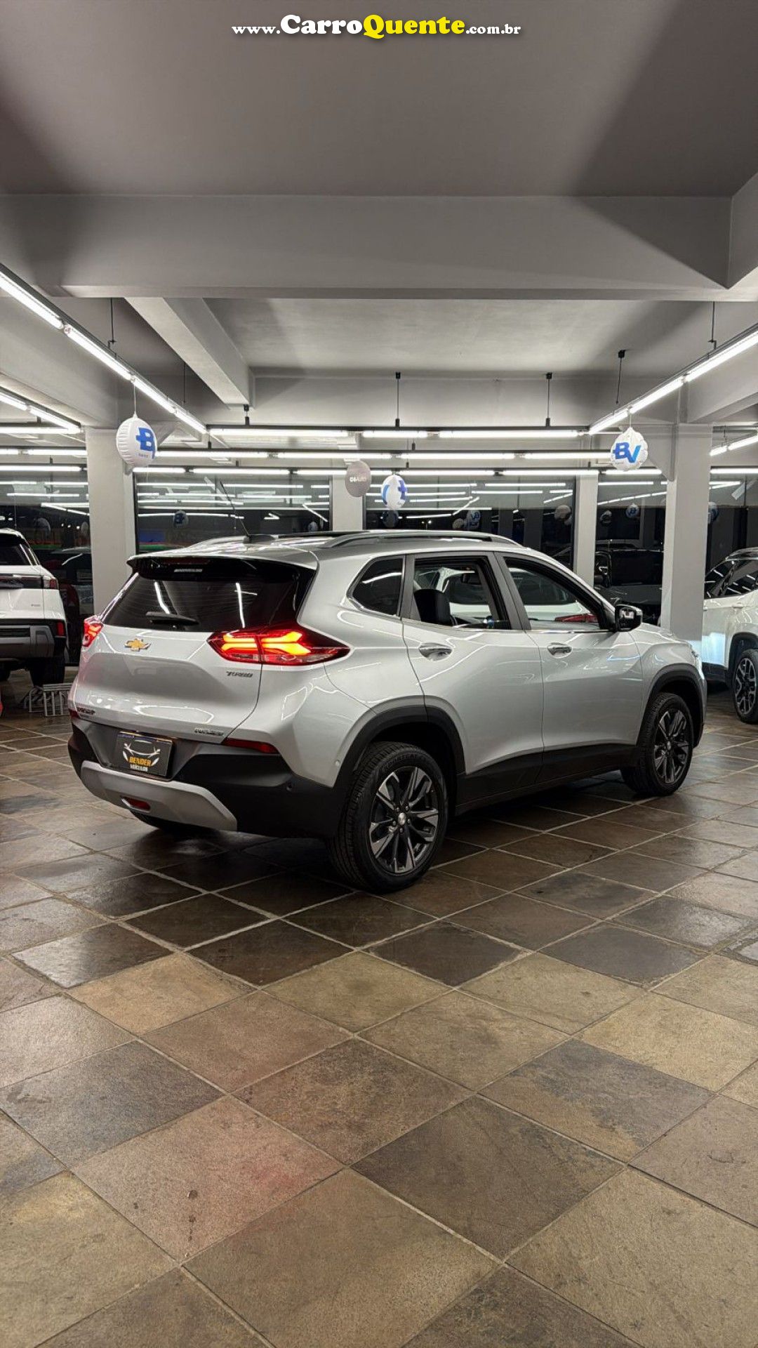 CHEVROLET   TRACKER PREMIER 1.2 TURBO 12V FLEX AUT.   PRATA 2021 1.2 FLEX - Loja