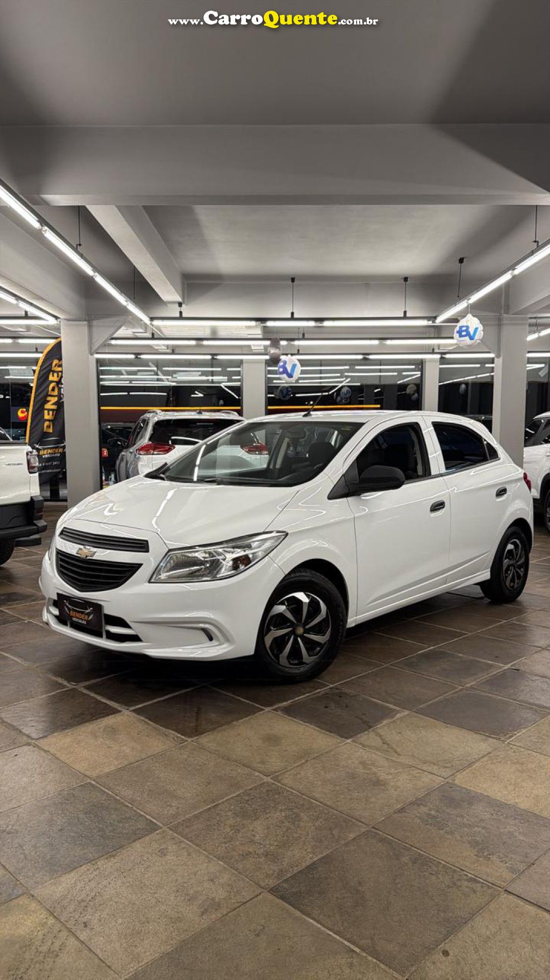 CHEVROLET   ONIX HATCH JOY 1.0 8V FLEX 5P MEC.   BRANCO 2018 1.0 FLEX - Loja