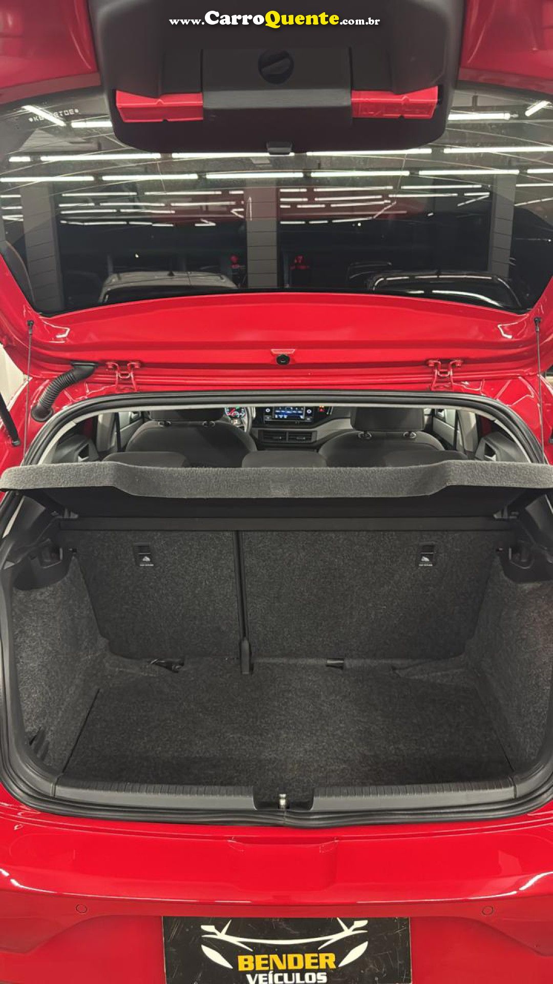 VOLKSWAGEN   POLO COMFORT. 200 TSI 1.0 FLEX 12V AUT.   VERMELHO 2019 1.0 FLEX - Loja