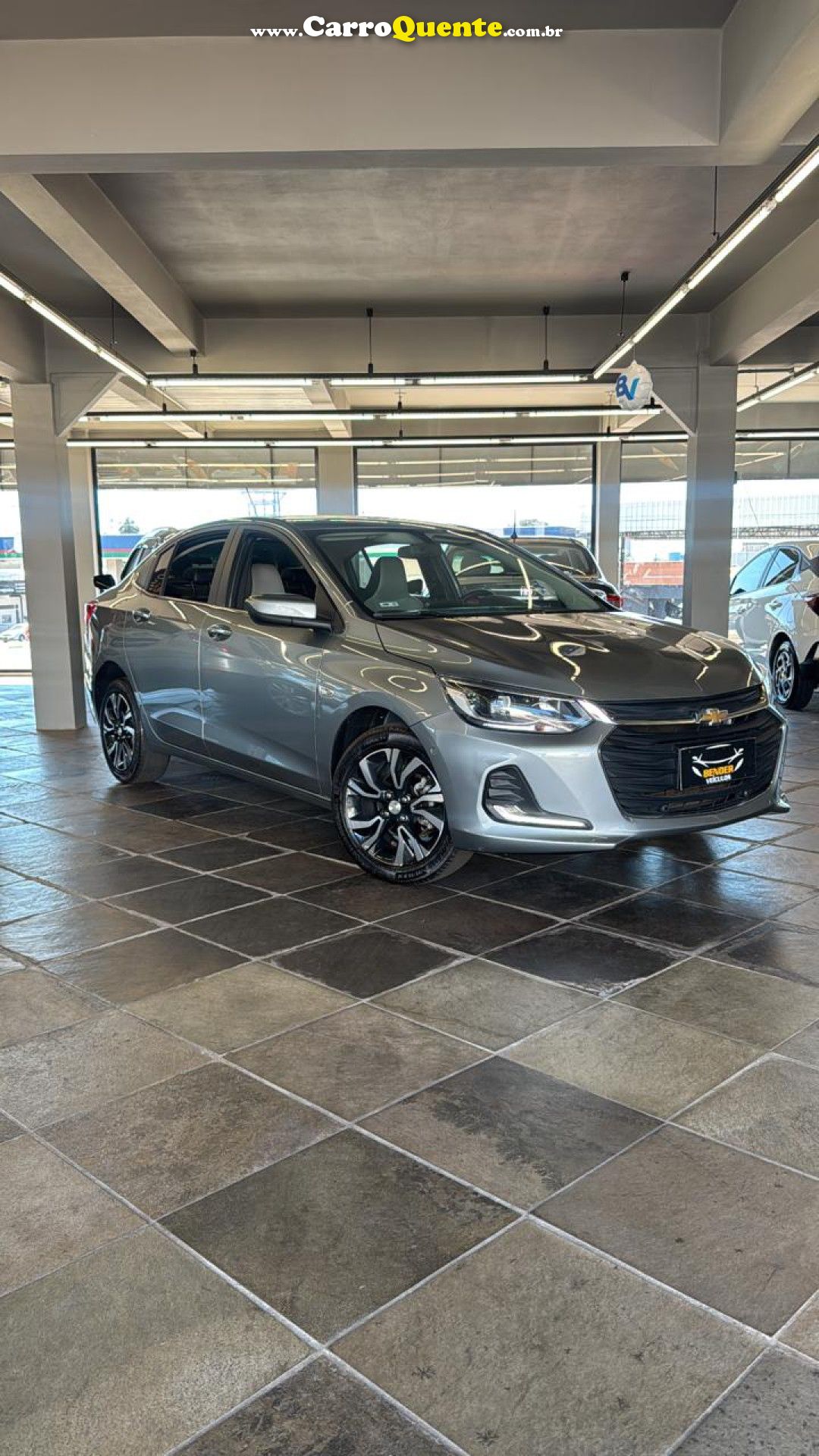 CHEVROLET   ONIX SED. PLUS PREM. 1.0 12V TB FLEX AUT   PRATA 2024 1.0 FLEX - Loja