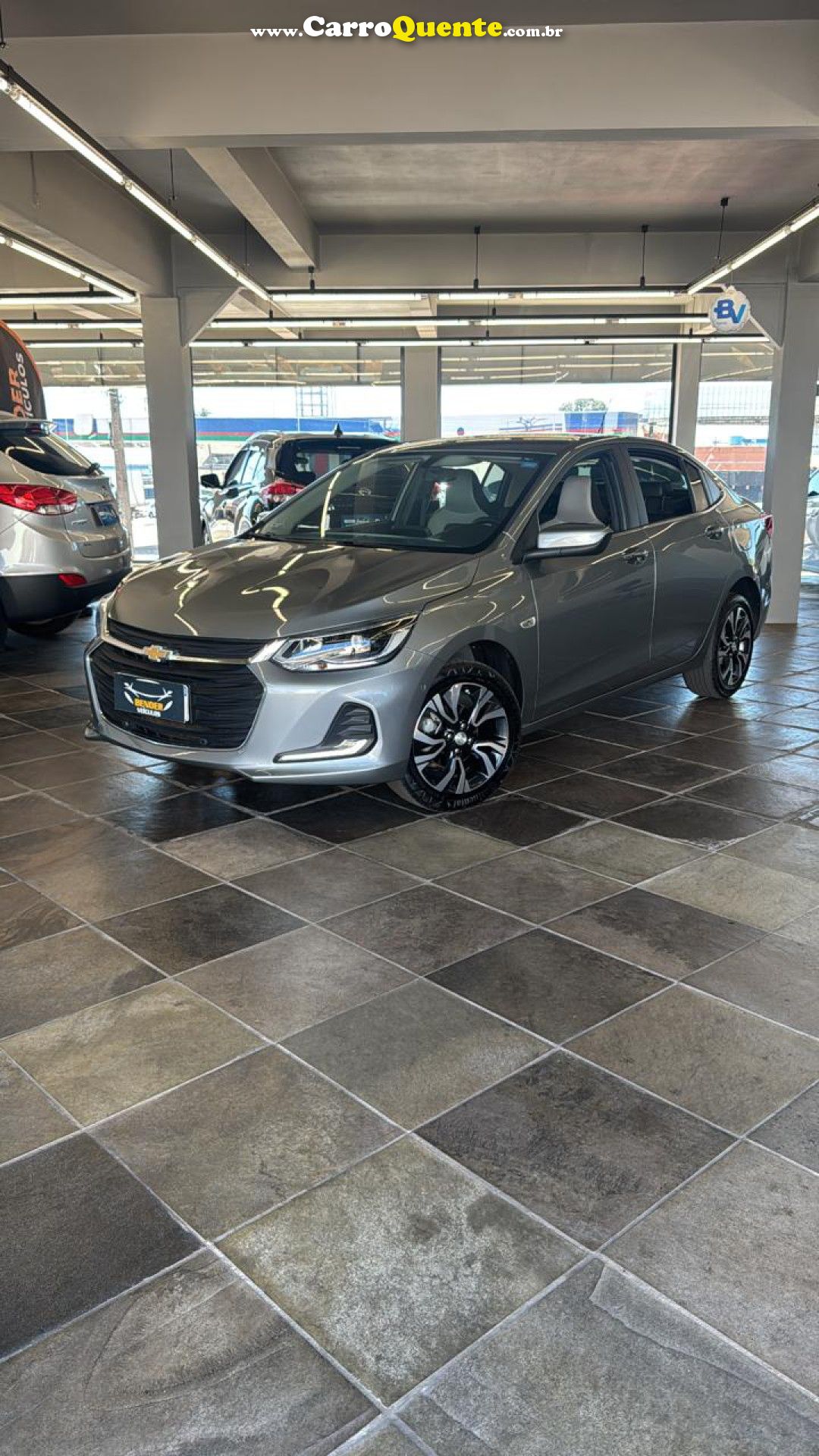 CHEVROLET   ONIX SED. PLUS PREM. 1.0 12V TB FLEX AUT   PRATA 2024 1.0 FLEX - Loja
