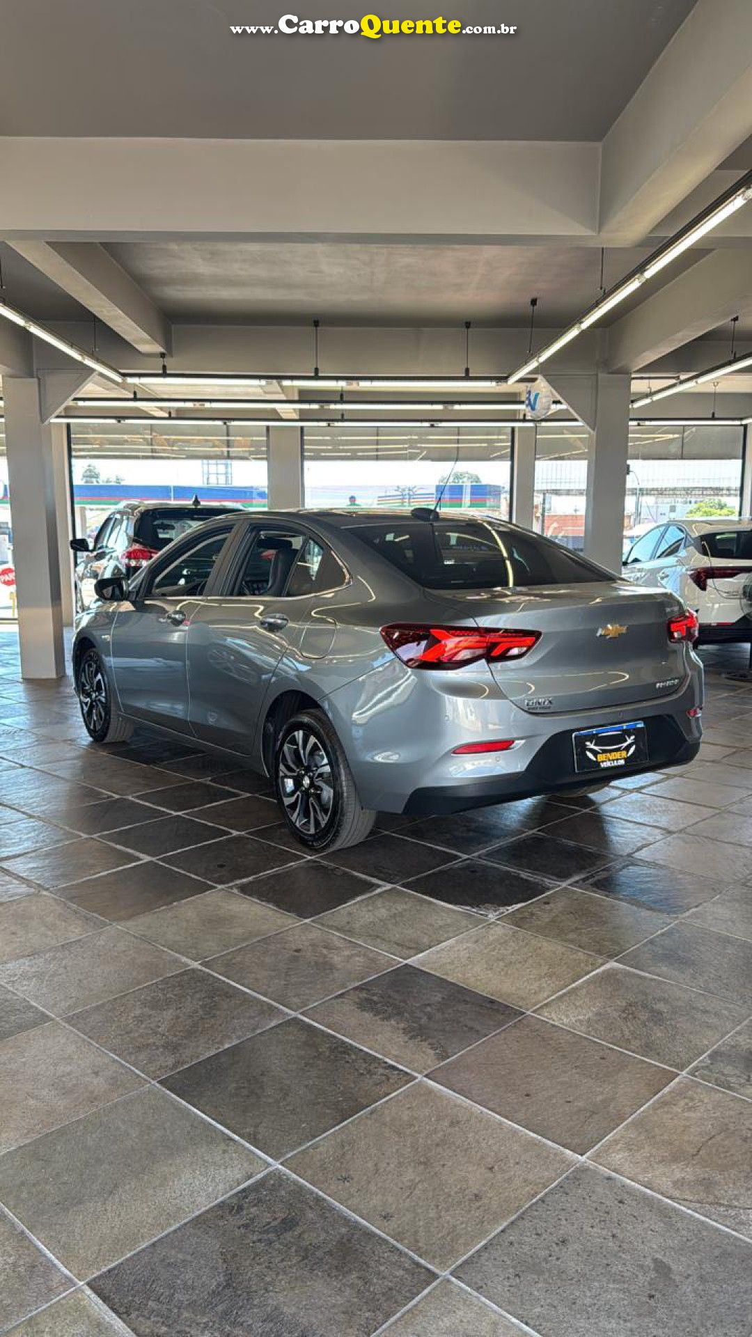 CHEVROLET   ONIX SED. PLUS PREM. 1.0 12V TB FLEX AUT   PRATA 2024 1.0 FLEX - Loja
