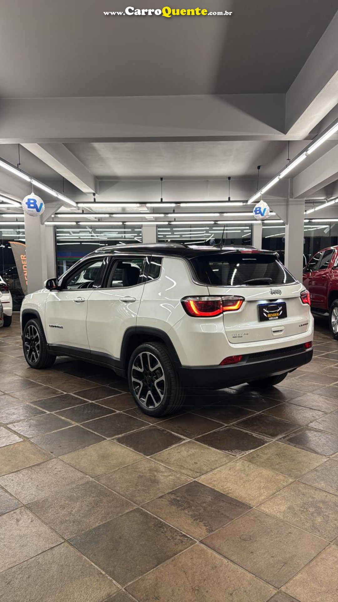 JEEP   COMPASS LIMITED 2.0 4X2 FLEX 16V AUT.   BRANCO 2020 2.0 FLEX - Loja