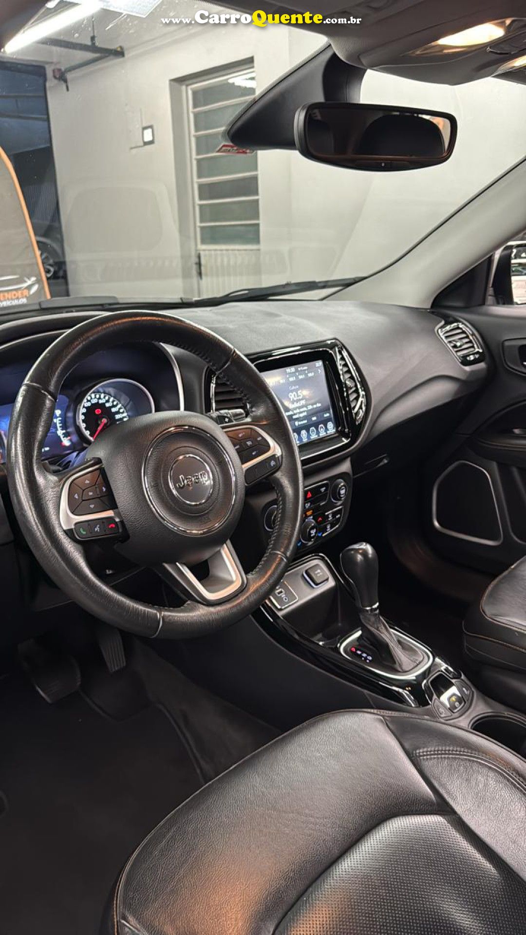 JEEP   COMPASS LIMITED 2.0 4X2 FLEX 16V AUT.   BRANCO 2020 2.0 FLEX - Loja