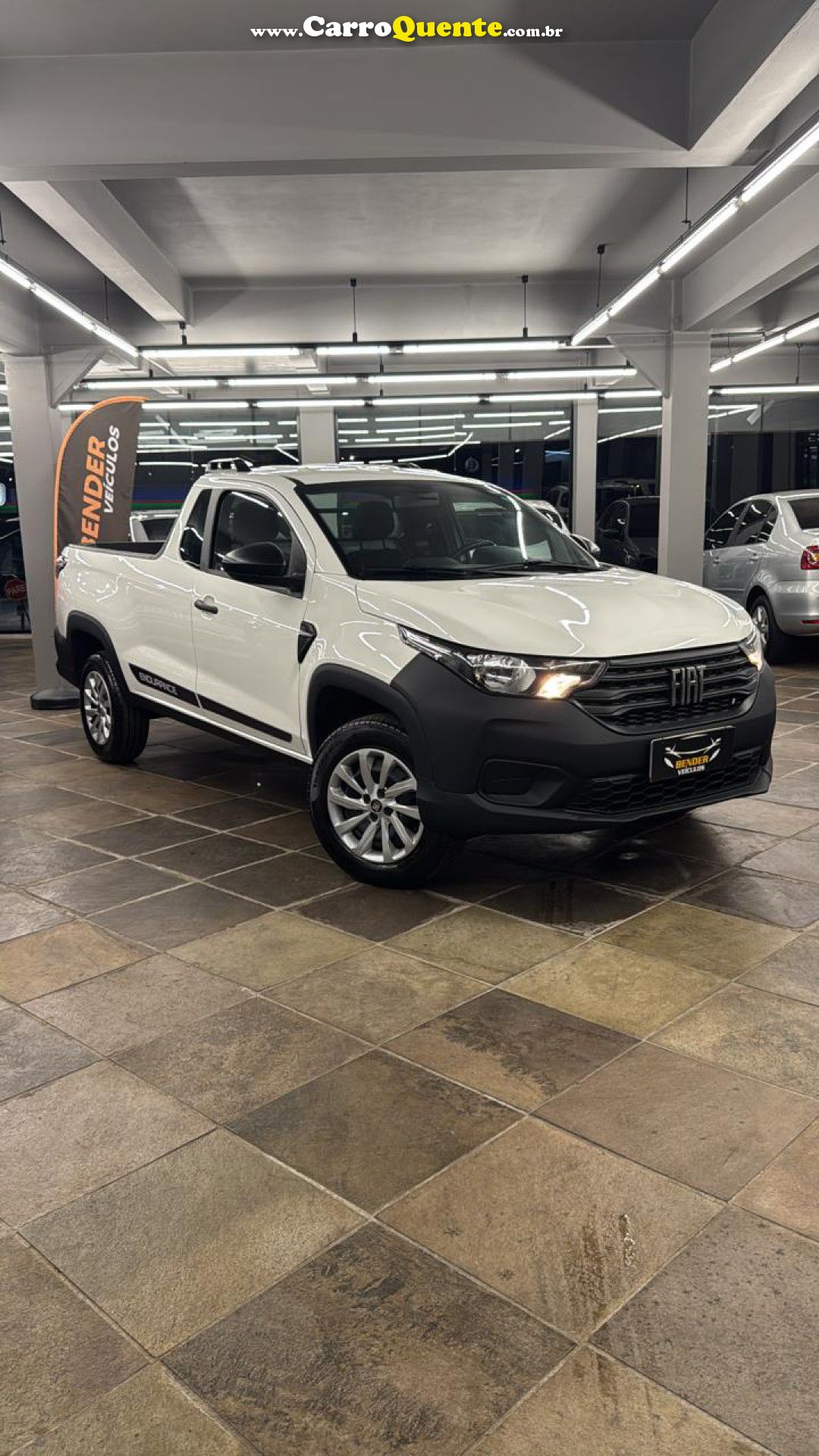 FIAT   STRADA ENDURANCE 1.4 FLEX 8V CS PLUS   BRANCO 2023 1.4 FLEX - Loja