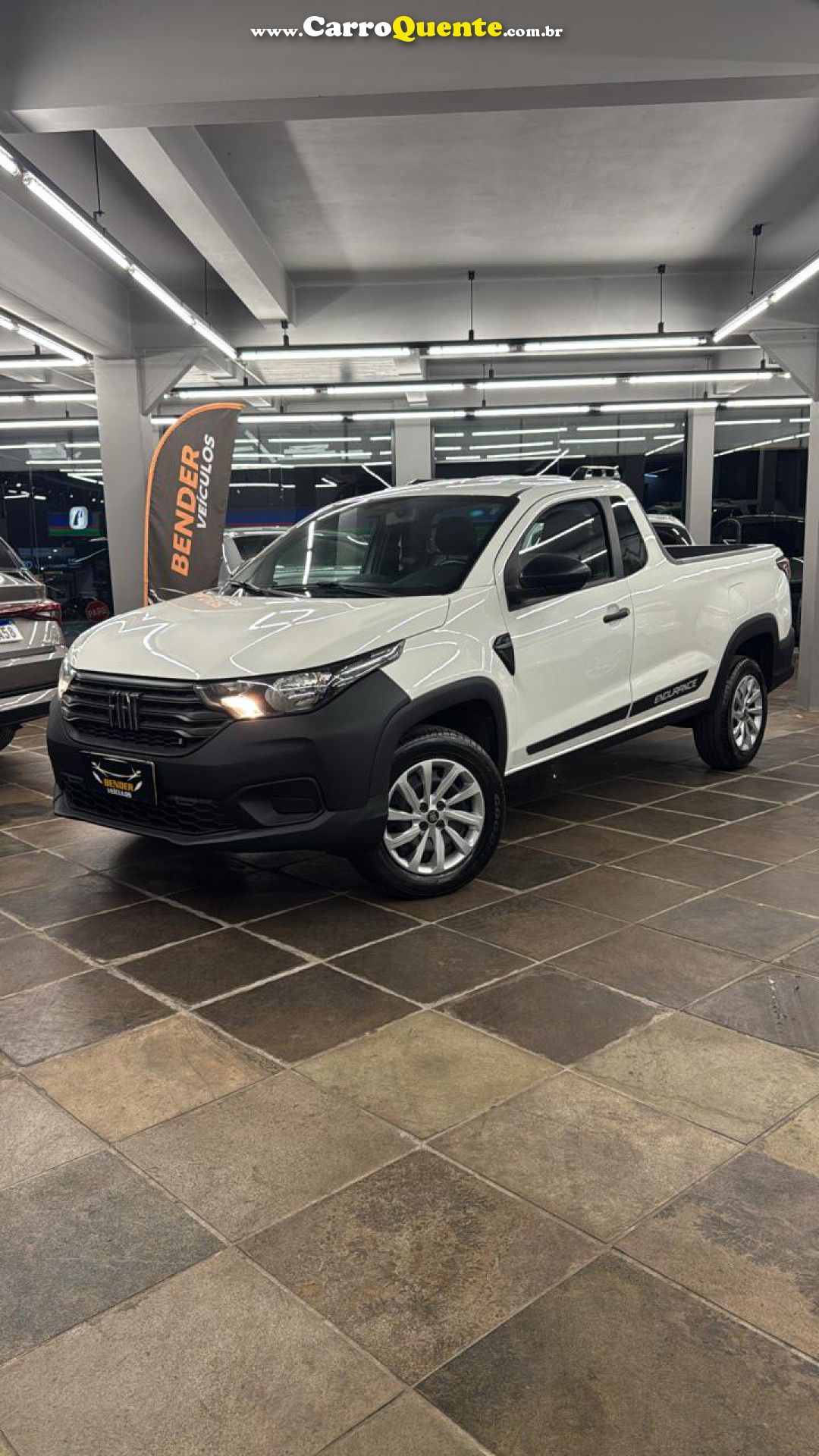 FIAT   STRADA ENDURANCE 1.4 FLEX 8V CS PLUS   BRANCO 2023 1.4 FLEX - Loja