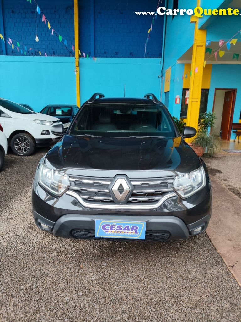 RENAULT   DUSTER ICONIC 1.6 16V FLEX AUT.   PRETO 2023 1.6 FLEX - Loja