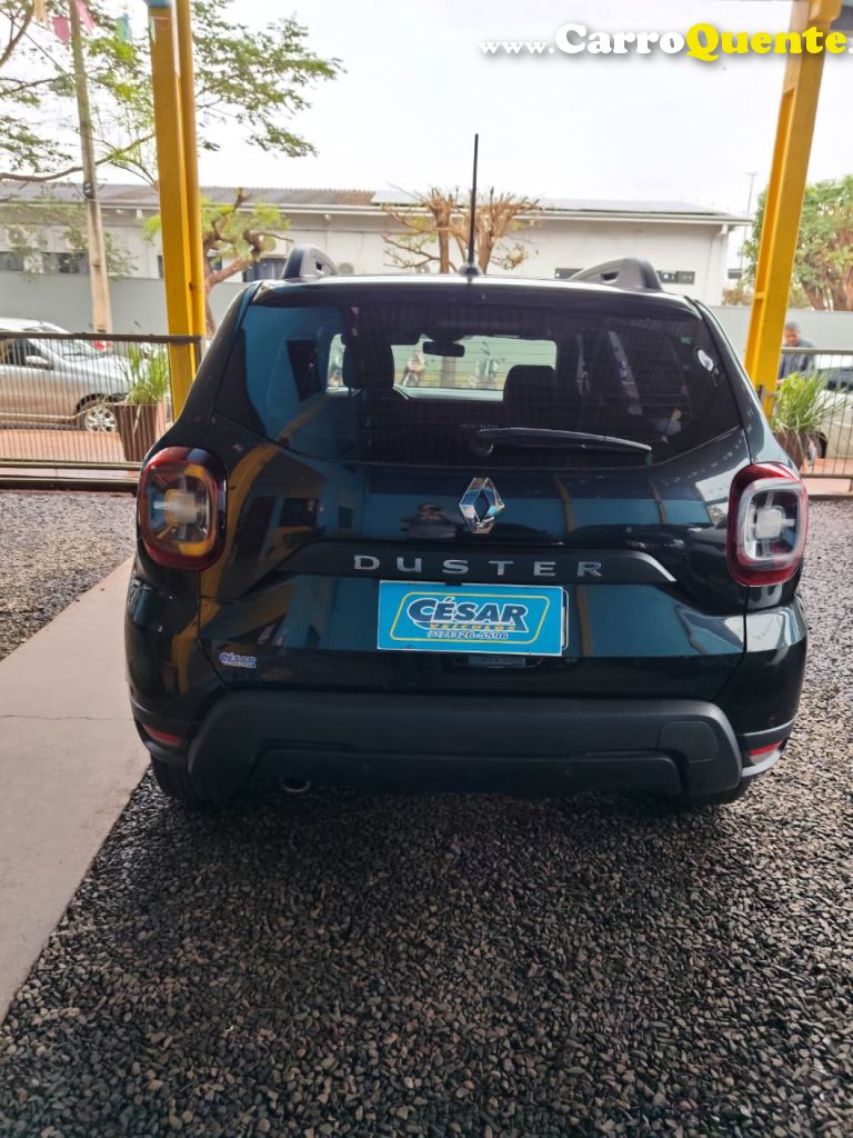 RENAULT   DUSTER ICONIC 1.6 16V FLEX AUT.   PRETO 2023 1.6 FLEX - Loja
