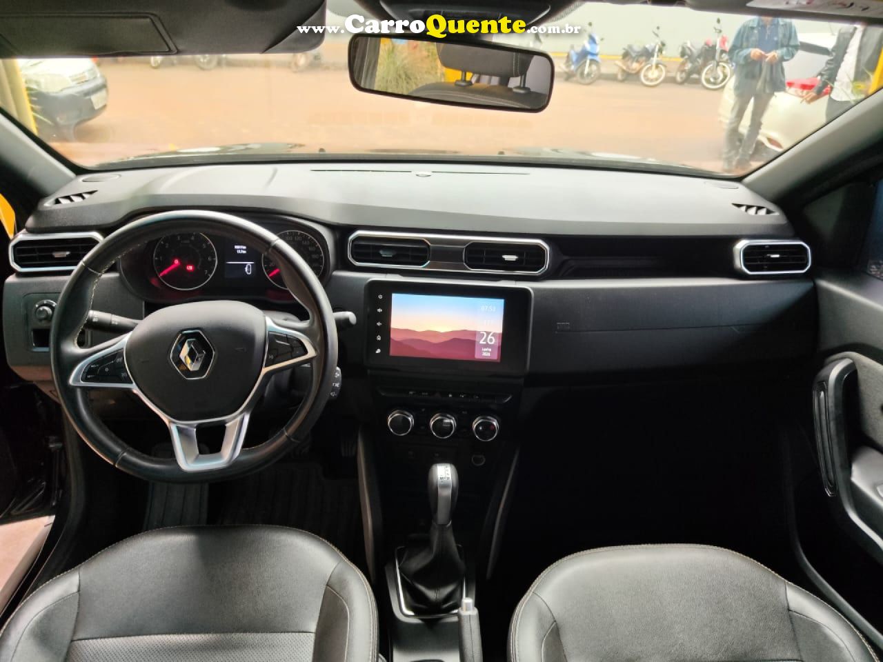 RENAULT   DUSTER ICONIC 1.6 16V FLEX AUT.   PRETO 2023 1.6 FLEX - Loja