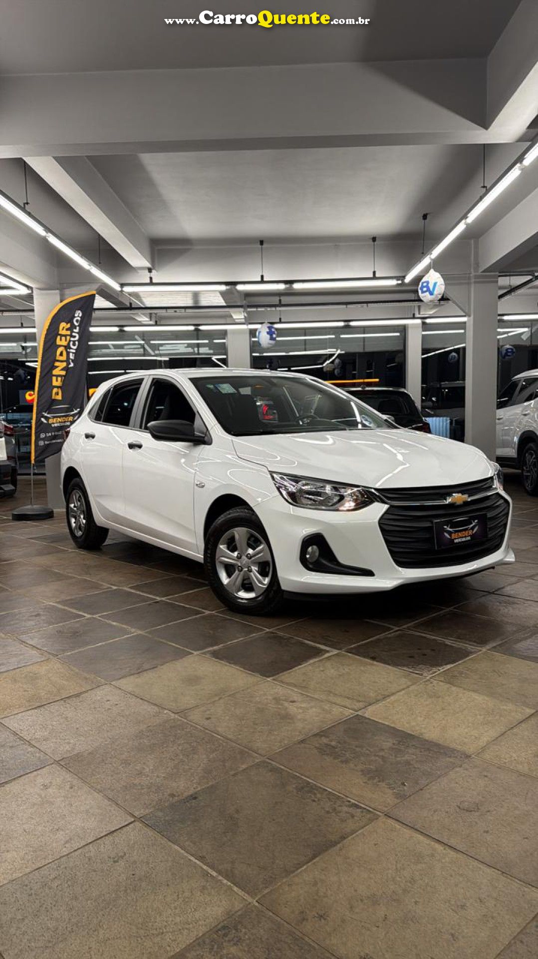 CHEVROLET   ONIX HATCH 1.0 12V FLEX 5P MEC.   BRANCO 2025 1.0 FLEX - Loja