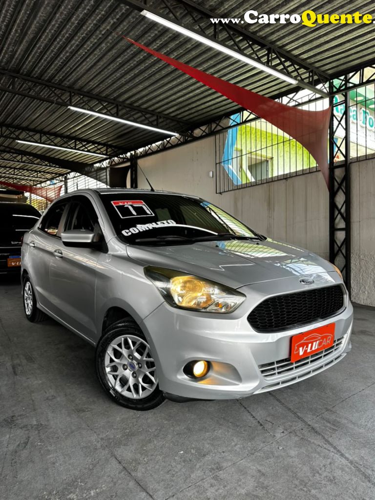 FORD   KA+ SEDAN 1.5 SESE PLUS 16V FLEX 4P   PRATA 2017 1.5 FLEX - Loja