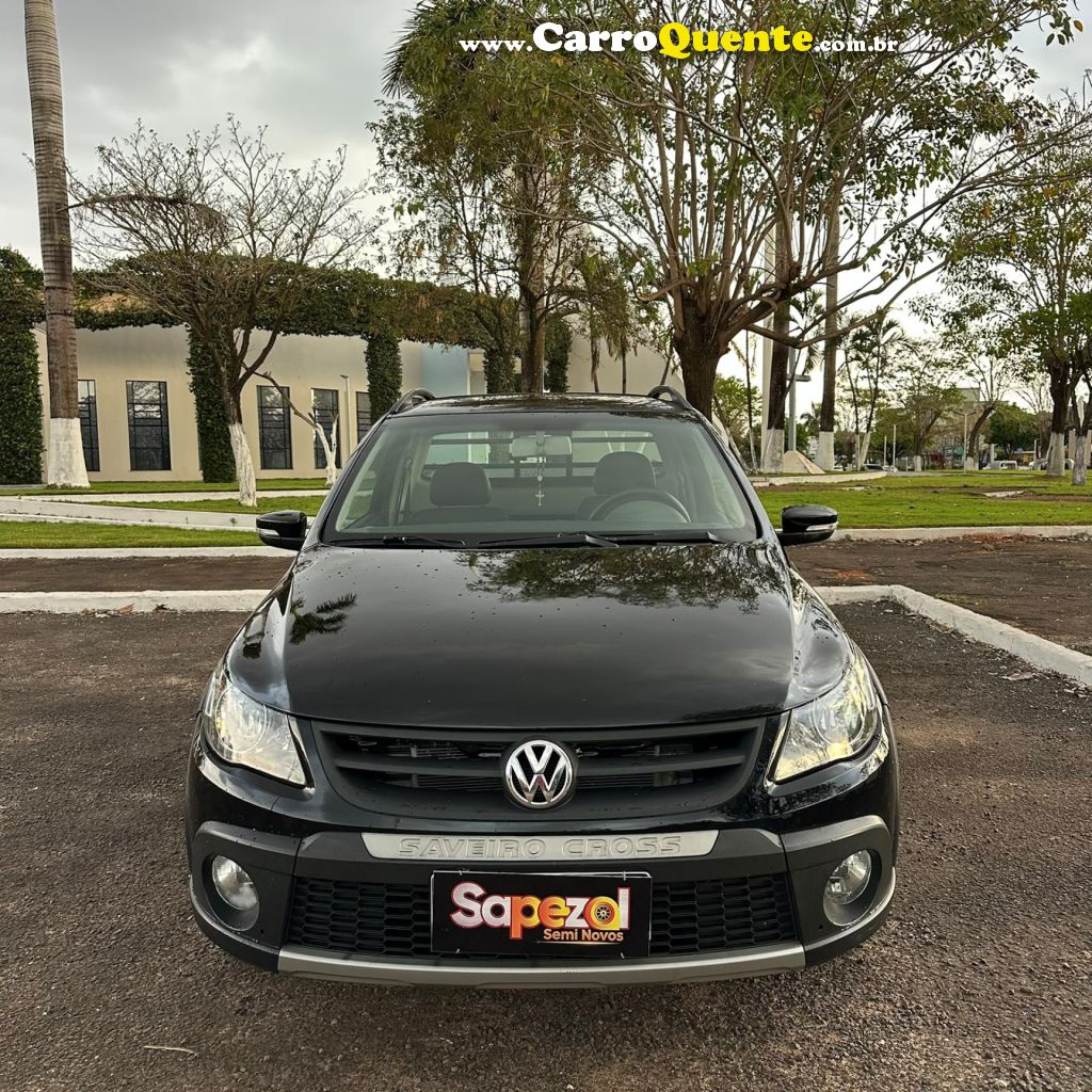 VOLKSWAGEN   SAVEIRO CROSS 1.6 MI TOTAL FLEX 8V CE   PRETO 2011 1.6 FLEX - Loja