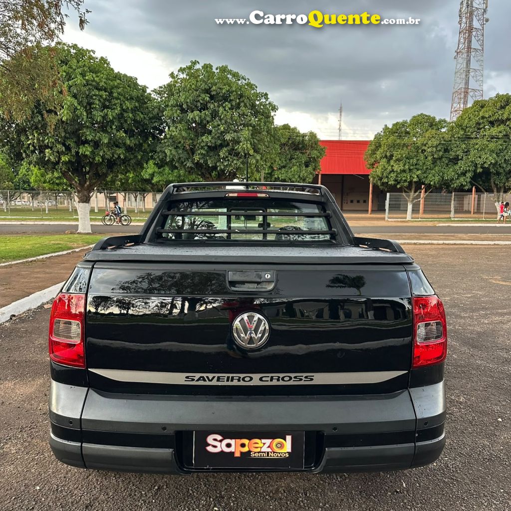 VOLKSWAGEN   SAVEIRO CROSS 1.6 MI TOTAL FLEX 8V CE   PRETO 2011 1.6 FLEX - Loja