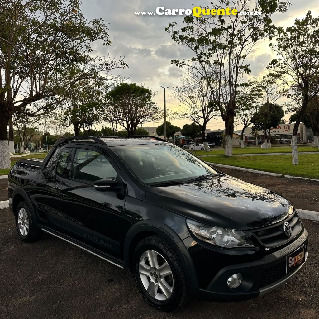 VOLKSWAGEN   SAVEIRO CROSS 1.6 MI TOTAL FLEX 8V CE   PRETO 2011 1.6 FLEX - Loja