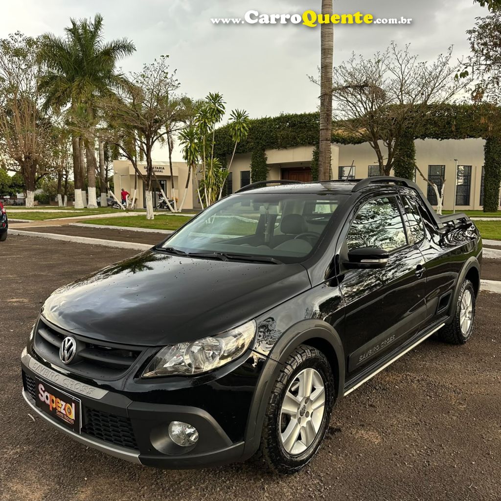 VOLKSWAGEN   SAVEIRO CROSS 1.6 MI TOTAL FLEX 8V CE   PRETO 2011 1.6 FLEX - Loja