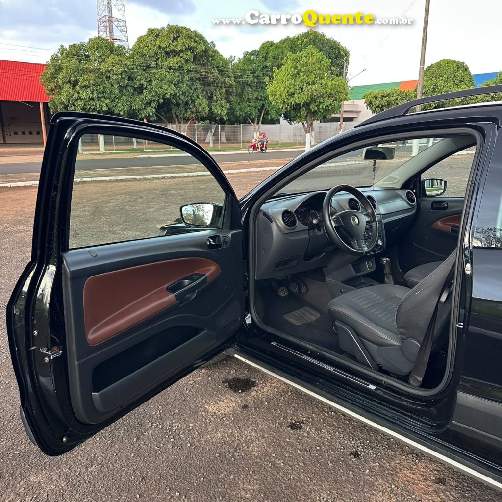 VOLKSWAGEN   SAVEIRO CROSS 1.6 MI TOTAL FLEX 8V CE   PRETO 2011 1.6 FLEX - Loja