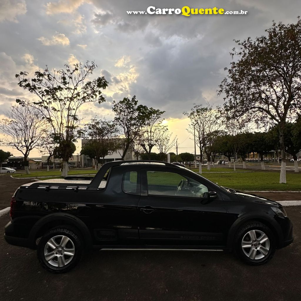 VOLKSWAGEN   SAVEIRO CROSS 1.6 MI TOTAL FLEX 8V CE   PRETO 2011 1.6 FLEX - Loja