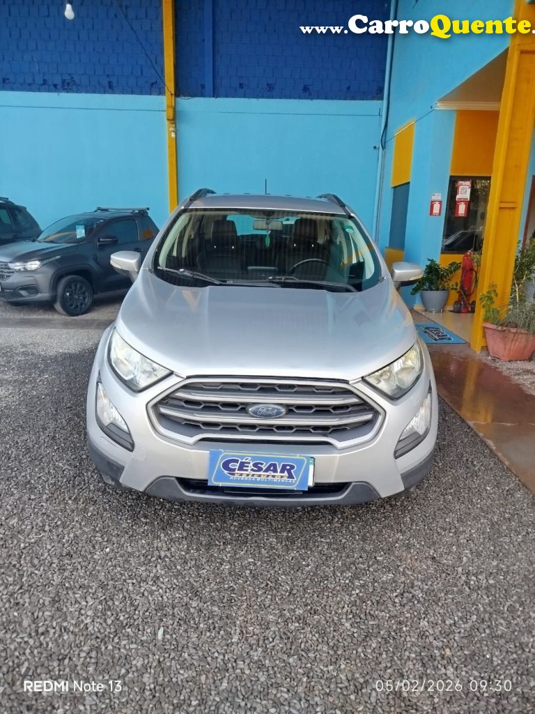 FORD   ECOSPORT SE 1.5 12V FLEX 5P AUT.   PRATA 2018 1.5 FLEX - Loja