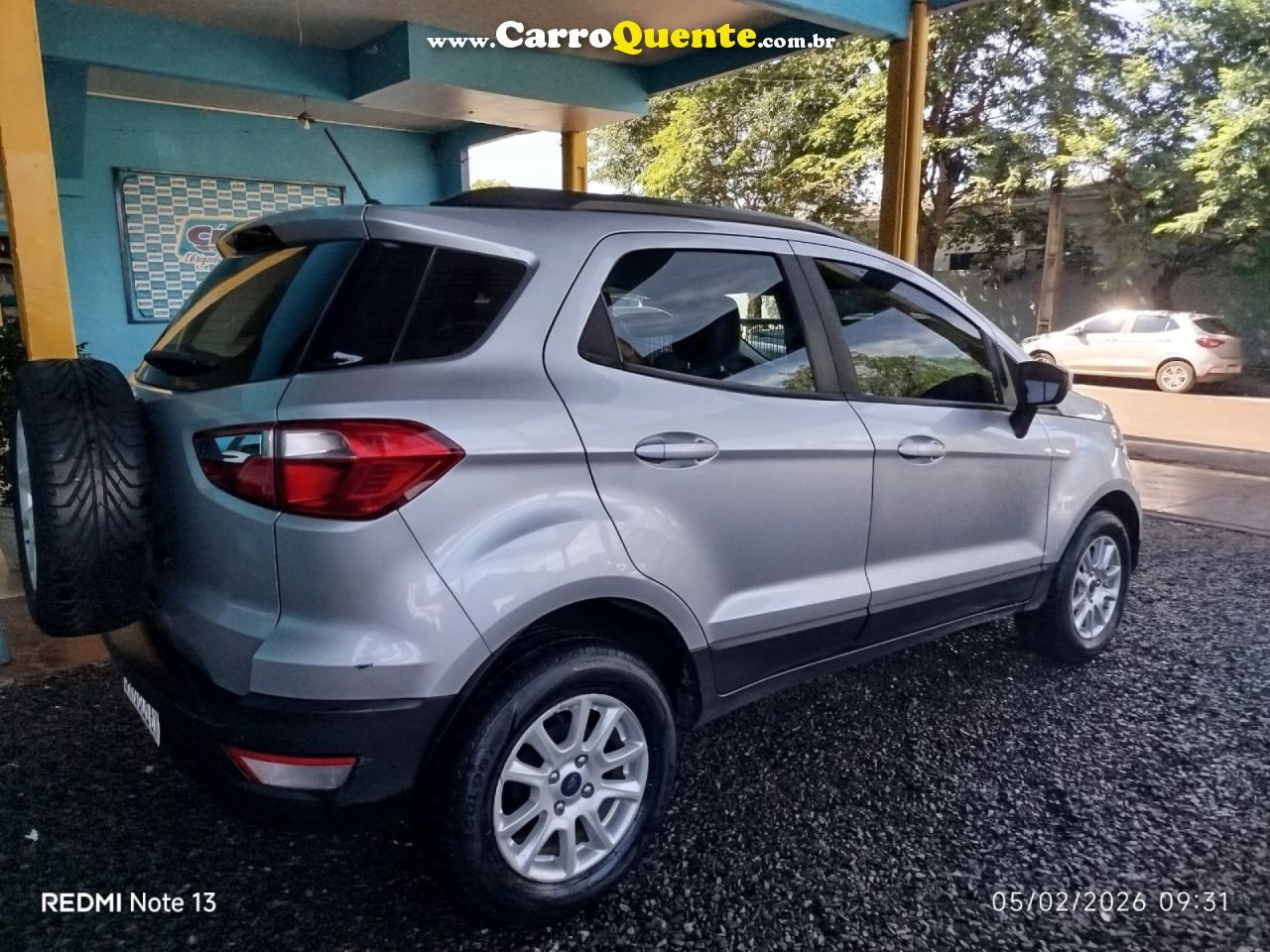 FORD   ECOSPORT SE 1.5 12V FLEX 5P AUT.   PRATA 2018 1.5 FLEX - Loja