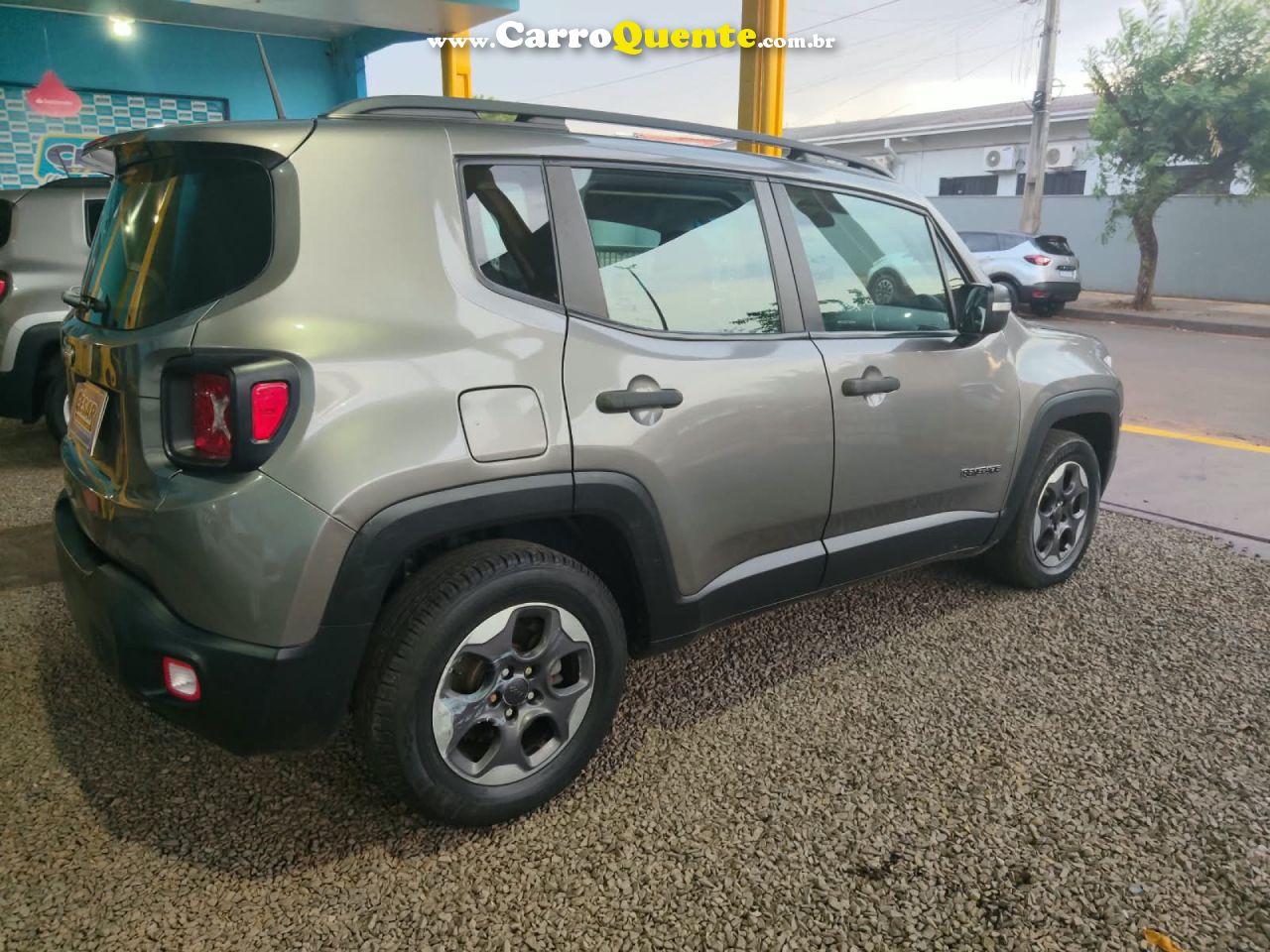 JEEP   RENEGADE1.8 4X2 FLEX 16V AUT.   CINZA 2021 1.8 FLEX - Loja