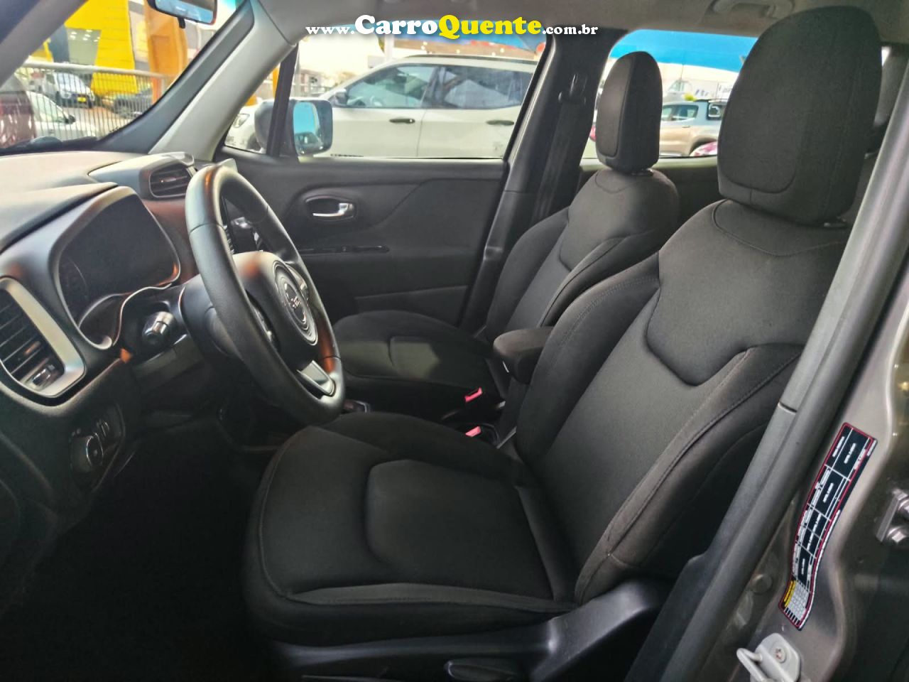 JEEP   RENEGADE1.8 4X2 FLEX 16V AUT.   CINZA 2021 1.8 FLEX - Loja