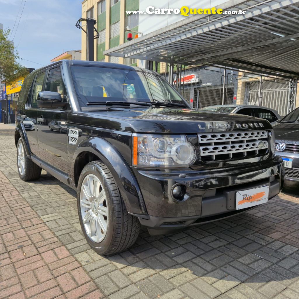 LAND ROVER   DISCOVERY4 HSE 5.0 4X4 AUT.   PRETO 2013 5.0 GASOLINA - Loja