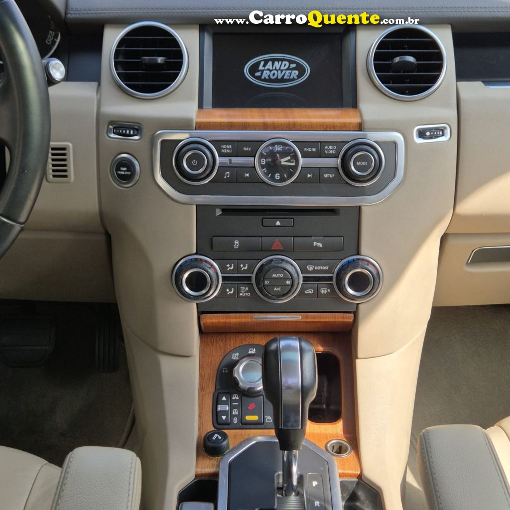 LAND ROVER   DISCOVERY4 HSE 5.0 4X4 AUT.   PRETO 2013 5.0 GASOLINA - Loja