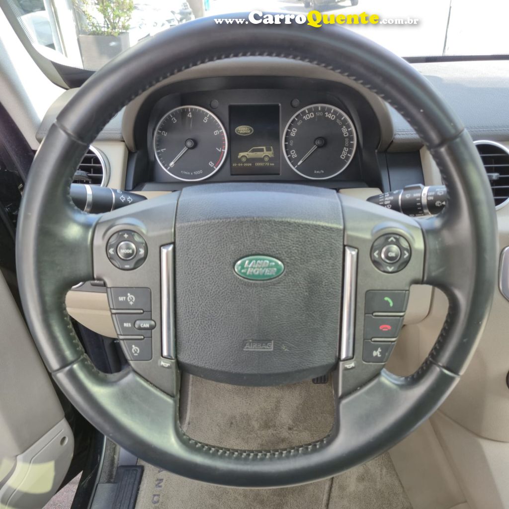 LAND ROVER   DISCOVERY4 HSE 5.0 4X4 AUT.   PRETO 2013 5.0 GASOLINA - Loja