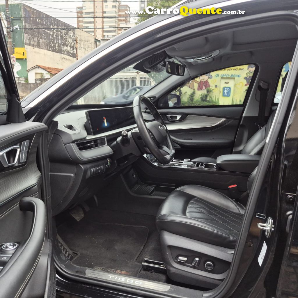 CHERY   TIGGO 8 PRO 1.5 TURBO (HÍBRIDO)    PRETO 2023 1.5 GASOLINA E ELÉTRICO - Loja