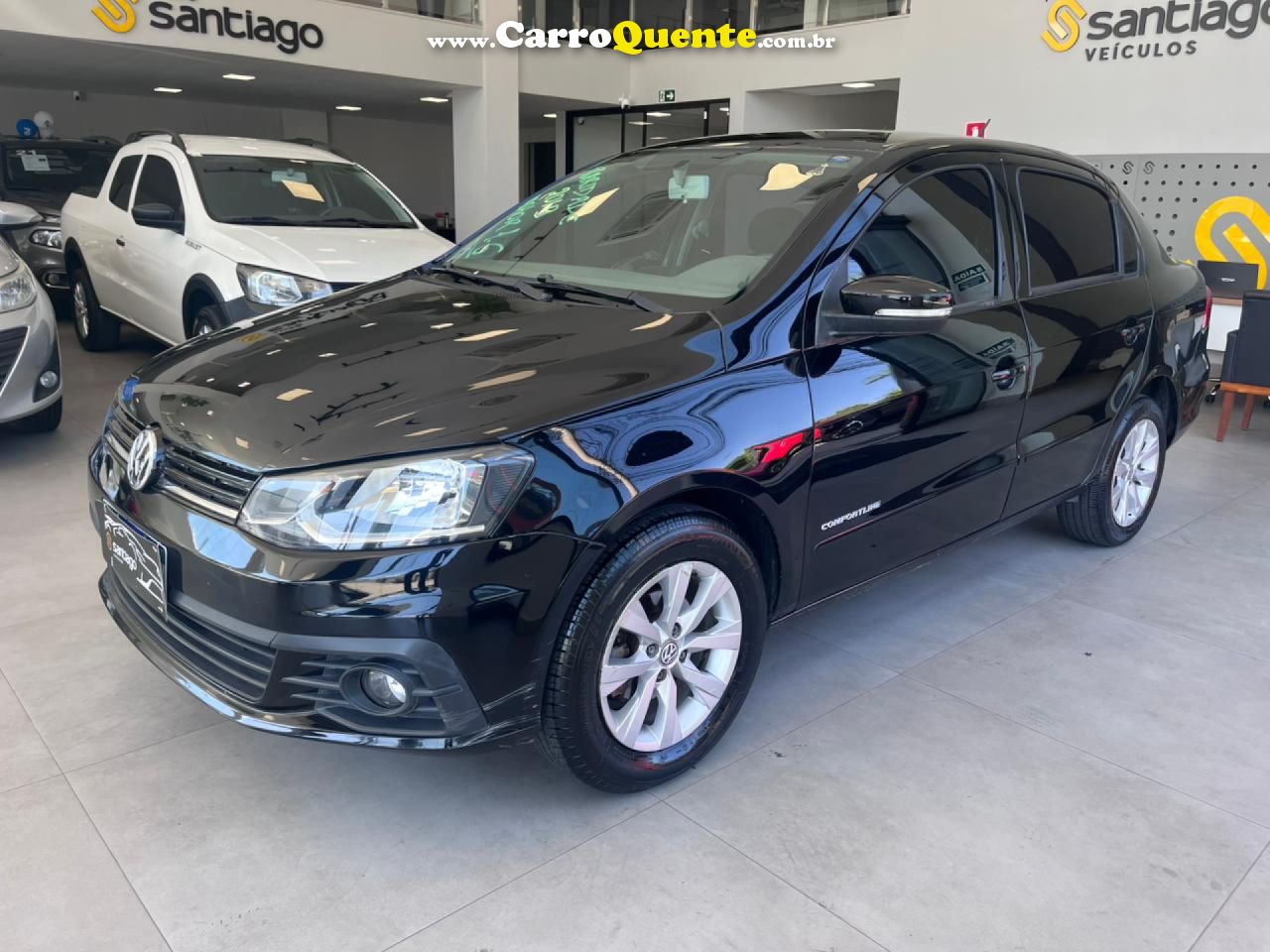 VOLKSWAGEN   VOYAGE COMFHIGHLI. 1.6 T.FLEX 8V 4P   PRETO 2018 1.6 FLEX - Loja