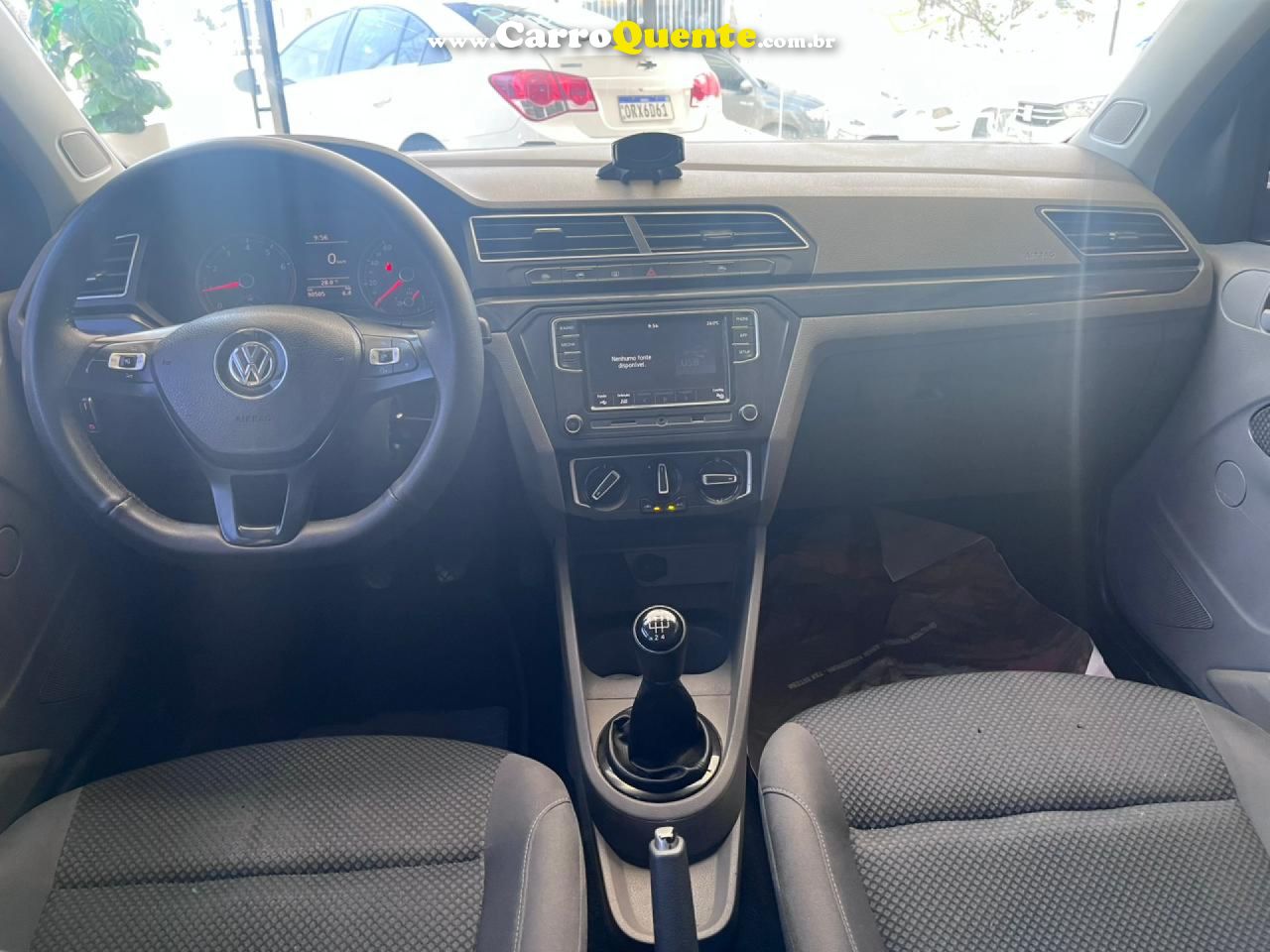 VOLKSWAGEN   VOYAGE COMFHIGHLI. 1.6 T.FLEX 8V 4P   PRETO 2018 1.6 FLEX - Loja