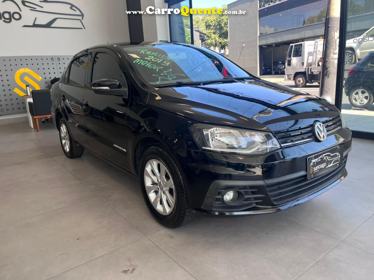 VOLKSWAGEN   VOYAGE COMFHIGHLI. 1.6 T.FLEX 8V 4P   PRETO 2018 1.6 FLEX - Loja