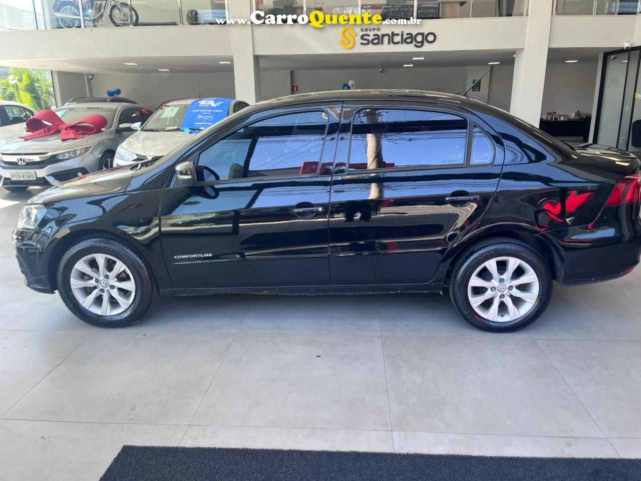 VOLKSWAGEN   VOYAGE COMFHIGHLI. 1.6 T.FLEX 8V 4P   PRETO 2018 1.6 FLEX - Loja