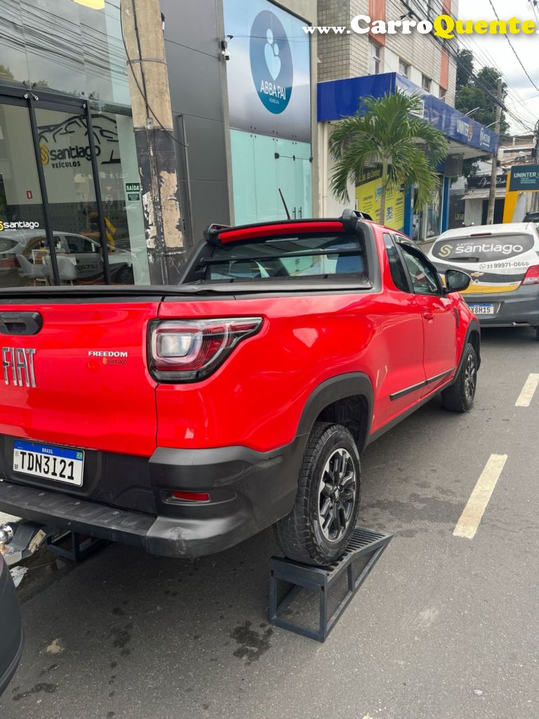 FIAT   STRADA FREEDOM 1.3 FLEX 8V  CS PLUS   VERMELHO 2025 1.3 FLEX - Loja