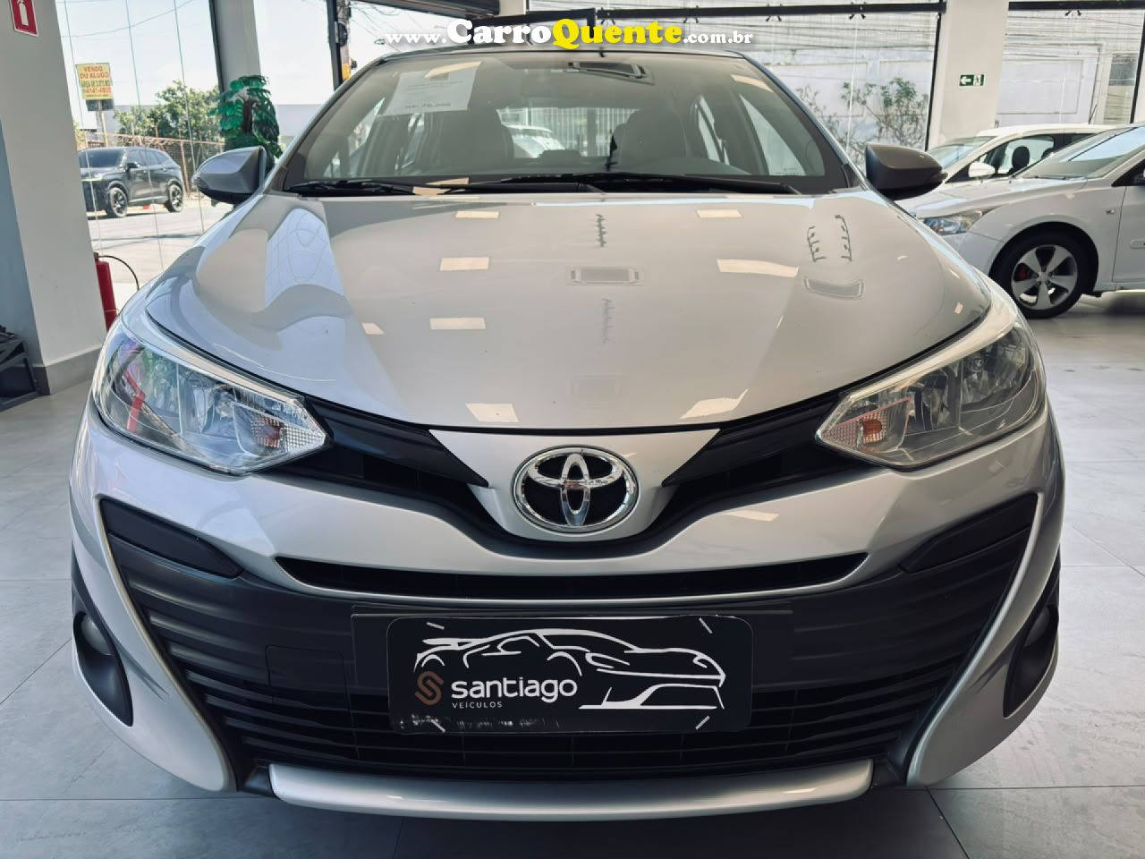 TOYOTA   YARIS XL SEDAN 1.5 FLEX 16V 4P AUT.   PRATA 2018 1.5 FLEX - Loja