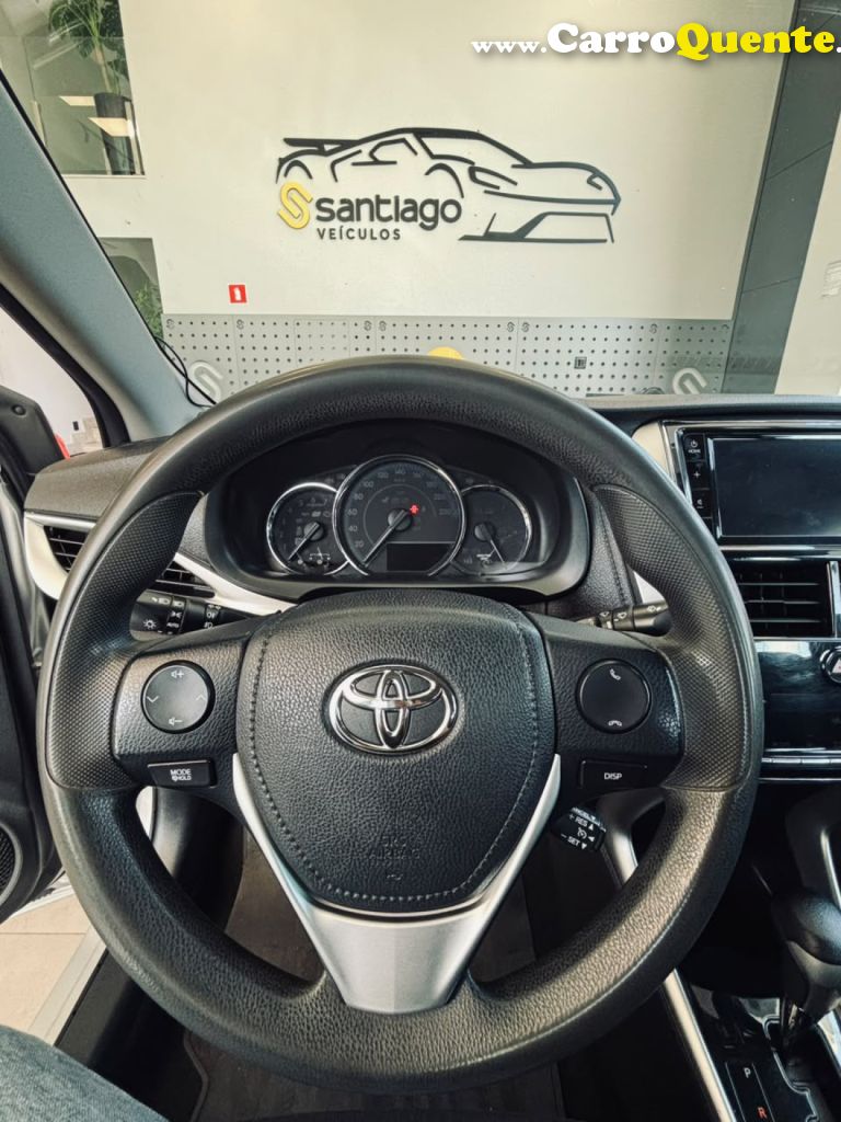 TOYOTA   YARIS XL SEDAN 1.5 FLEX 16V 4P AUT.   PRATA 2018 1.5 FLEX - Loja