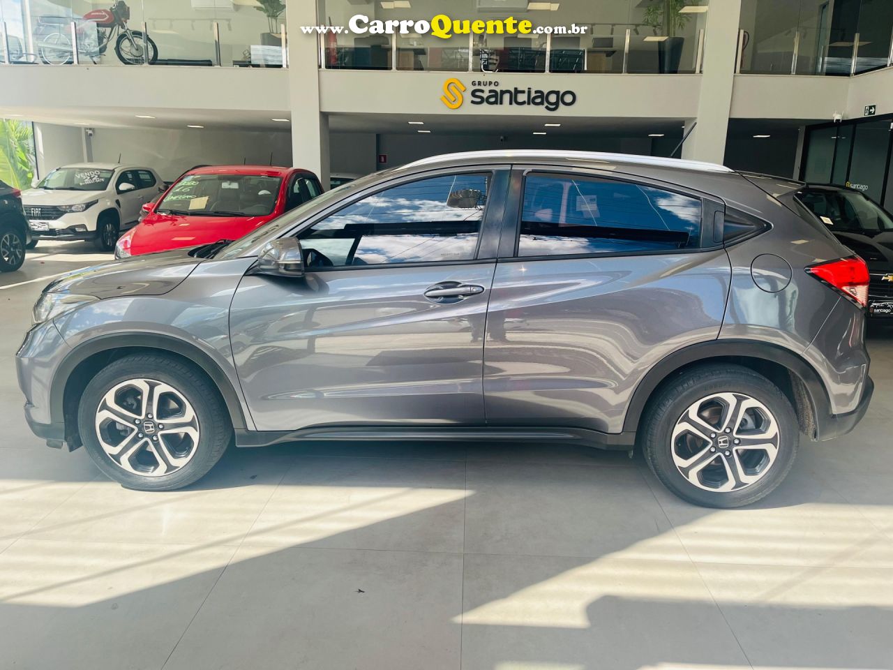 HONDA   HR-V EX 1.8 FLEXONE 16V 5P AUT.   CINZA 2017 1.8 GASOLINA - Loja