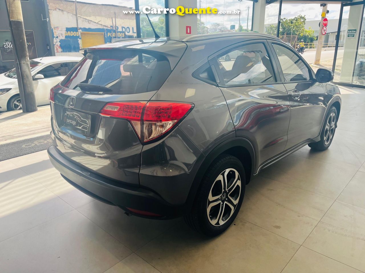 HONDA   HR-V EX 1.8 FLEXONE 16V 5P AUT.   CINZA 2017 1.8 GASOLINA - Loja