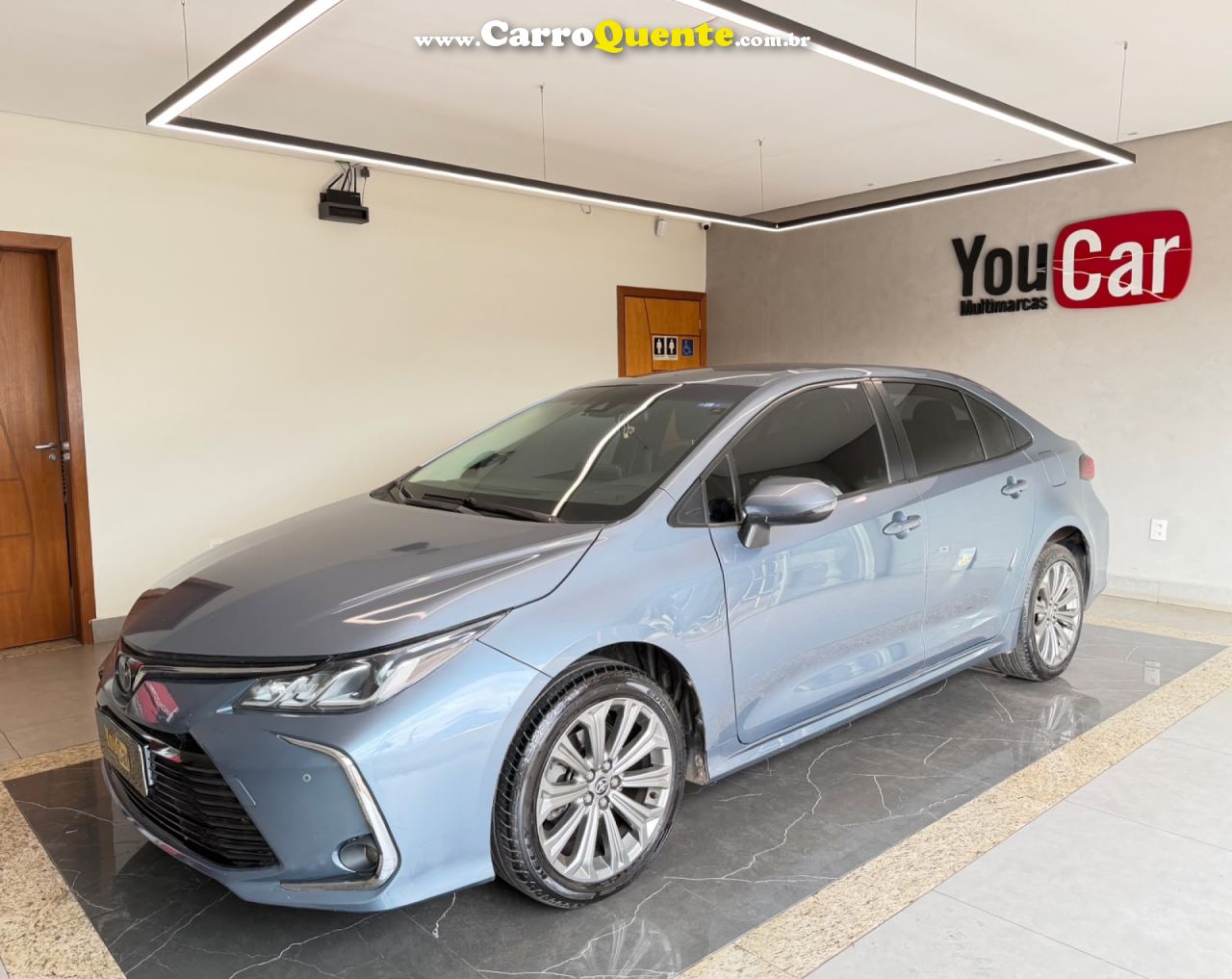TOYOTA   COROLLA GLI 2.0 16V FLEX AUT.   CINZA 2023 2.0 FLEX - Loja