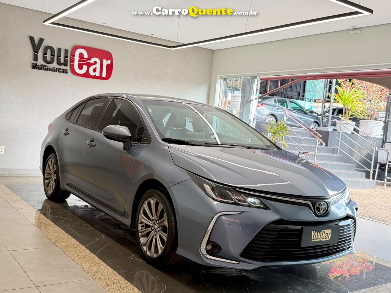 TOYOTA   COROLLA GLI 2.0 16V FLEX AUT.   CINZA 2023 2.0 FLEX - Loja
