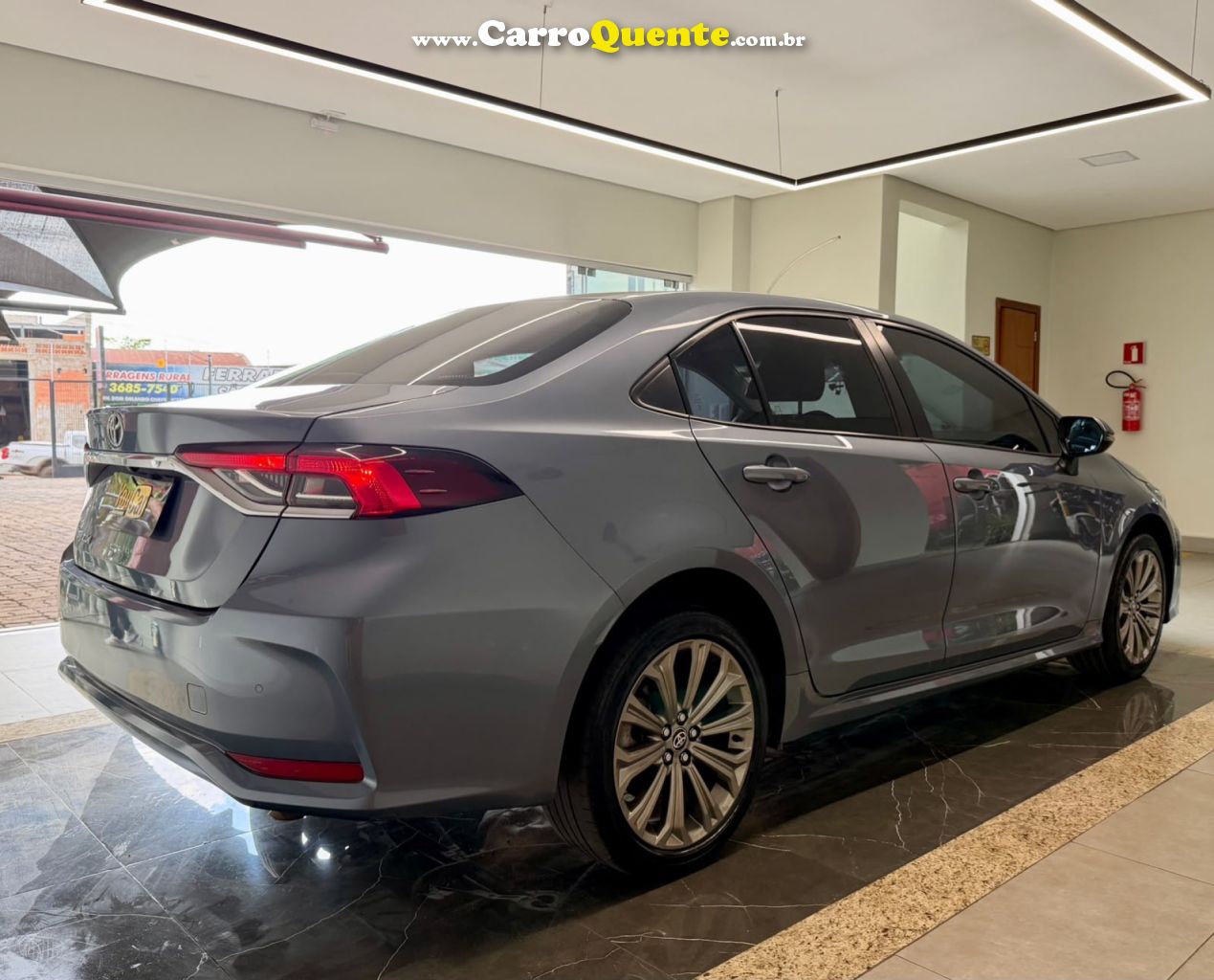 TOYOTA   COROLLA GLI 2.0 16V FLEX AUT.   CINZA 2023 2.0 FLEX - Loja