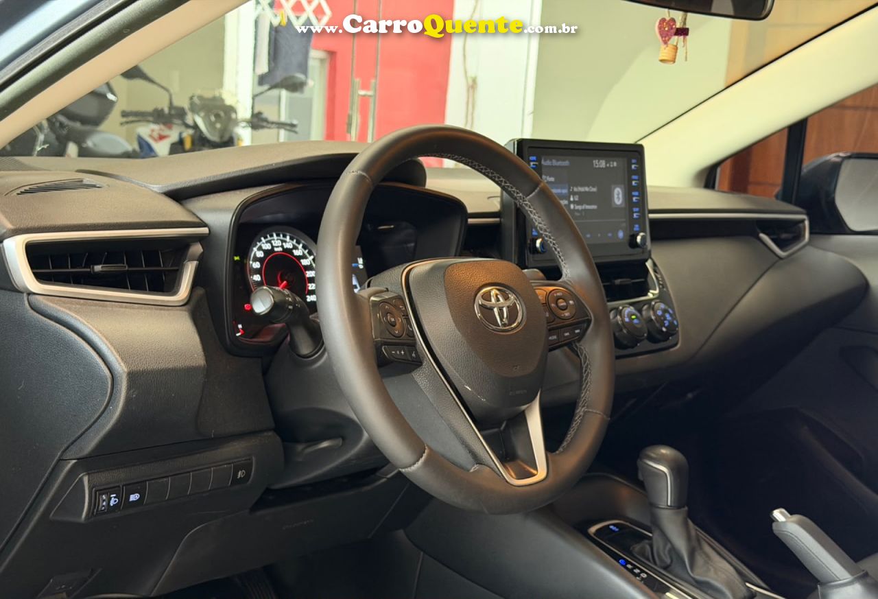 TOYOTA   COROLLA GLI 2.0 16V FLEX AUT.   CINZA 2023 2.0 FLEX - Loja